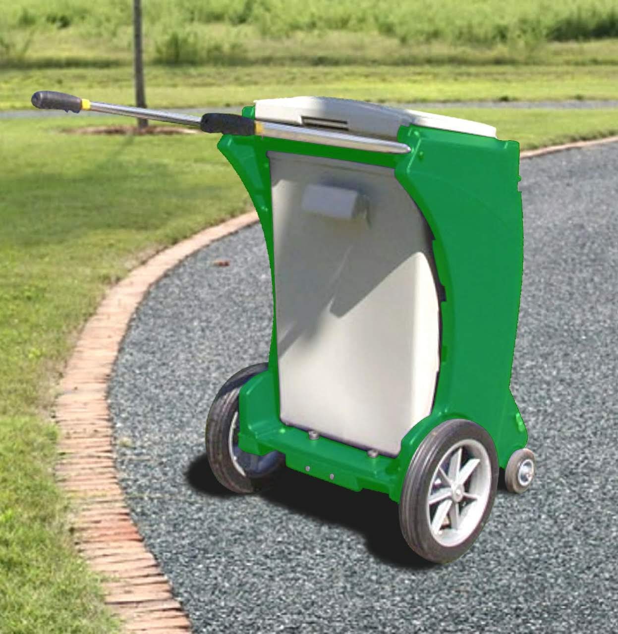 Green-fresh-waste-trolley